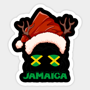 Jamaica girl, Jamaican Christmas gift , Regalo Navidad Jamaica Sticker